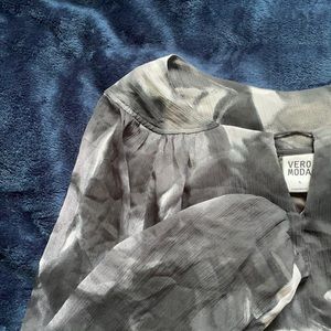 Black and White Long Sleeve Shirt